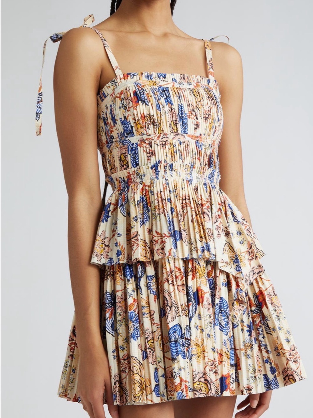 Ulla Johnson Bailey Floral Tiered Sundress